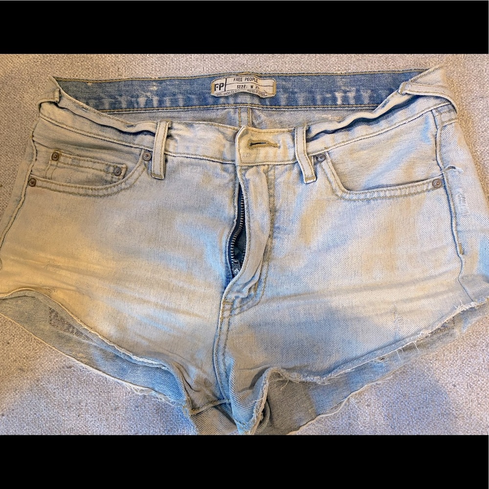 Denim shorts